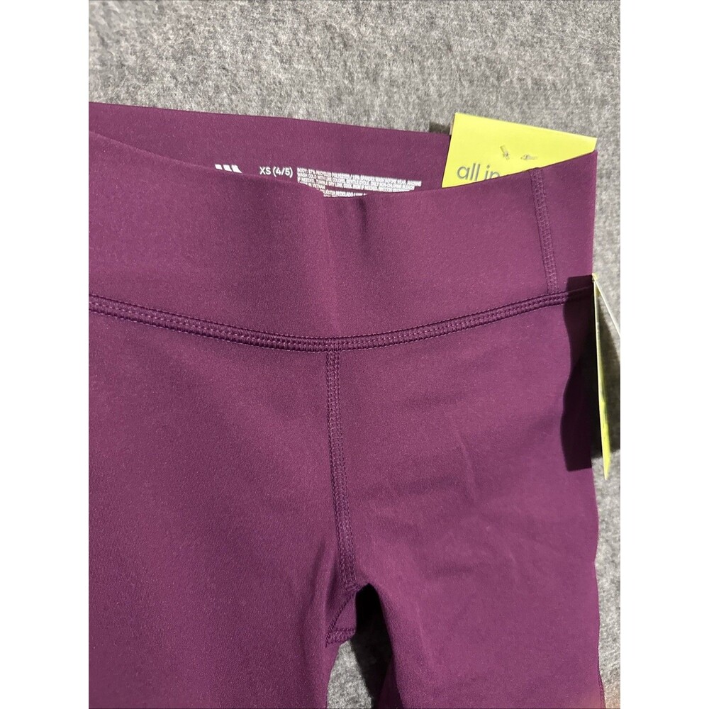 All In Motion Girl's Pants 2 Pair Activewear Leggings Multicolor Extra Small 4/5 - Picture 4 of 8